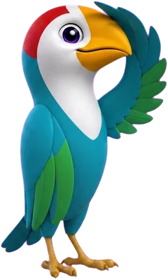 Rio the toucan, keeping watch
