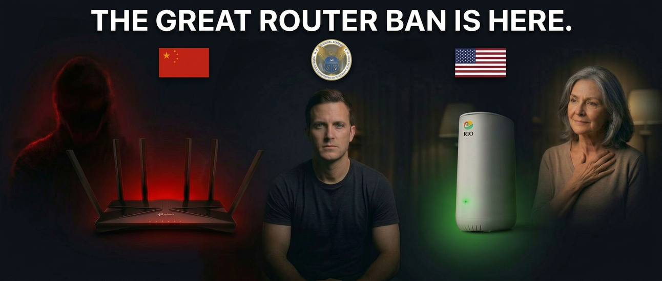 The Great Router Ban Is Here. If You Have Rio, You're Ahead. What About Your Loved Ones?