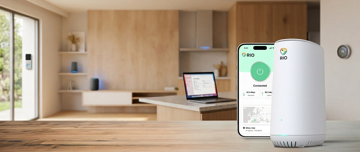 Rio Equip Router Rio - Instant Secure & Private Wi-Fi For Your Home & Devices