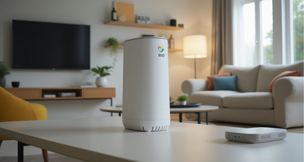 Rio router in a living room